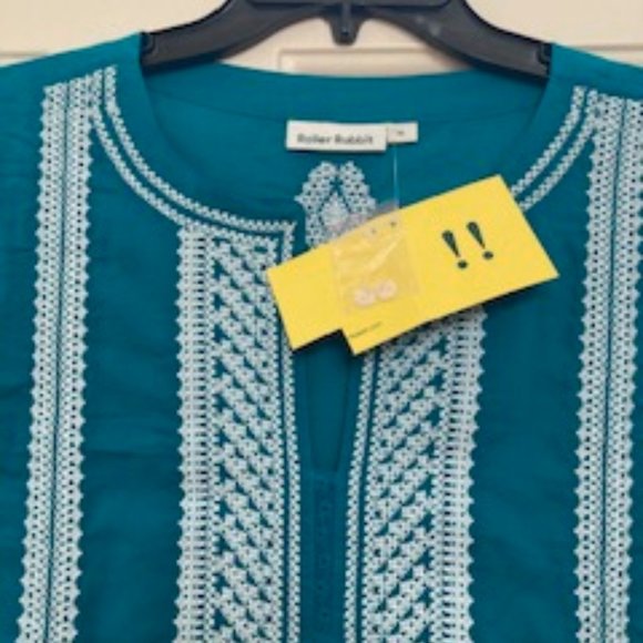 COPY - Roller Rabbit Cotton Long Sleeve Tunic, Size XL new with tag - Picture 3 of 6